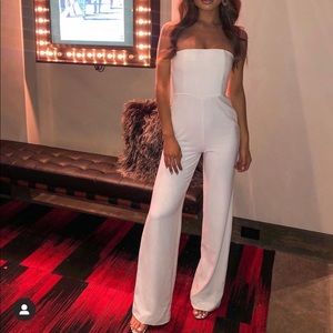 NBD Ophelia Jumpsuit in White